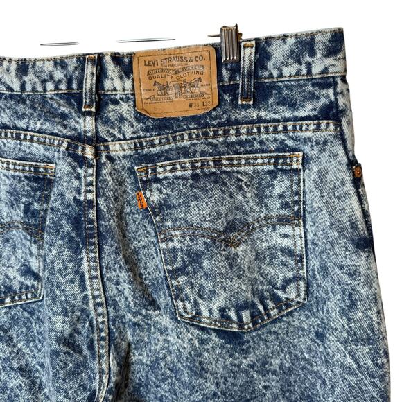 Levi’s Orange Tab Vintage 550 Jeans Acid Wash size 38 x 30 - Picture 3 of 8